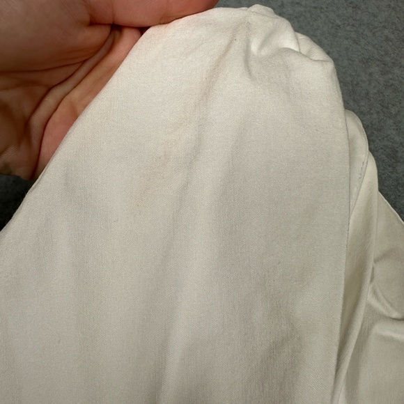 Zara Halter Top Womens M White Draped Open Front Sleeveless‎ Vest Pockets Cargo - Picture 6 of 16